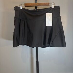 Athleta Ace Tennis Skort Black 13.5” SwiftLite Pockets NWT XL